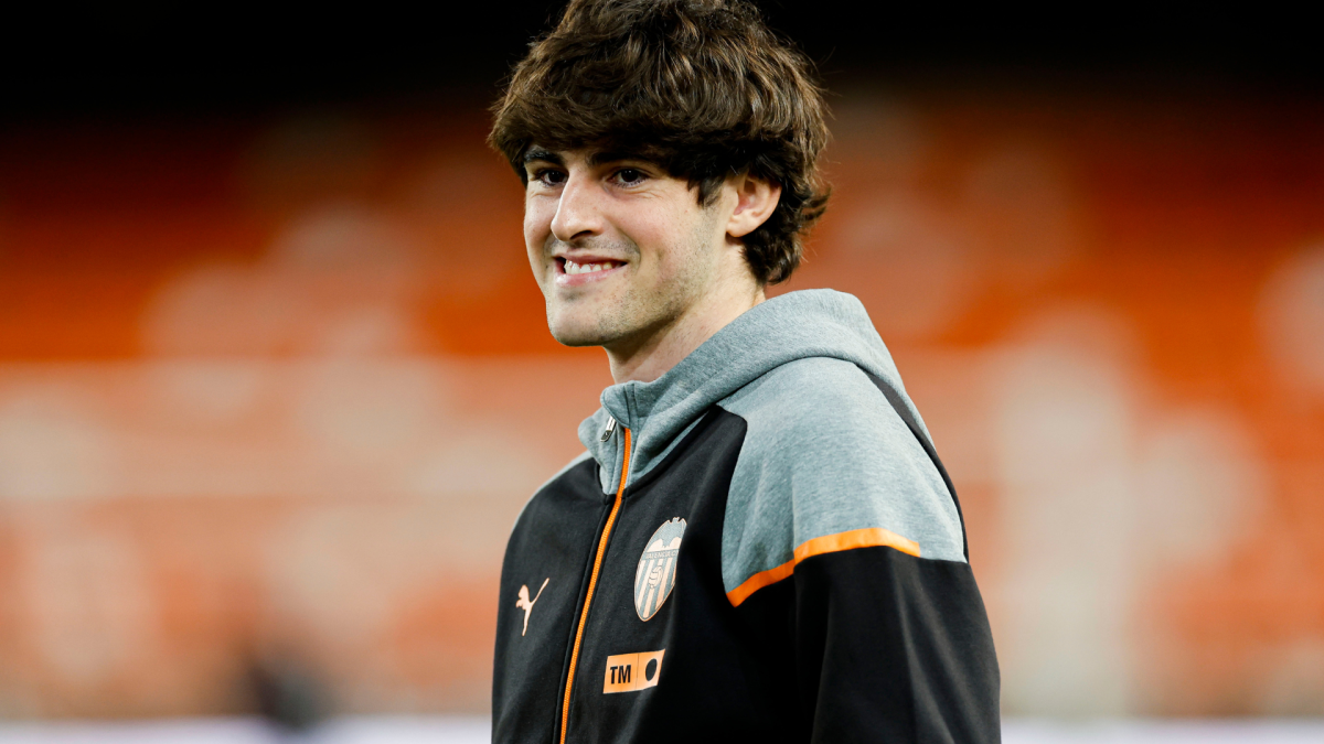 Javi Guerra en el Valencia