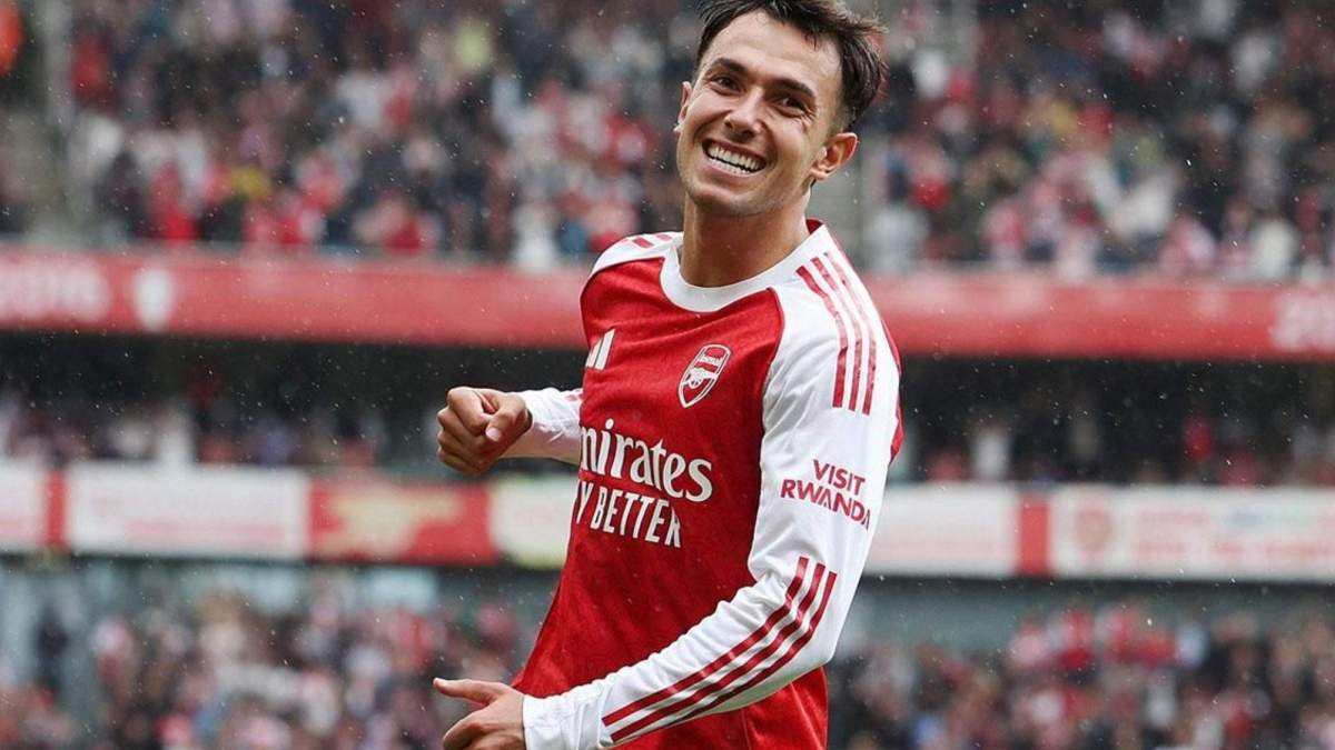 Zubimendi celebrando un gol