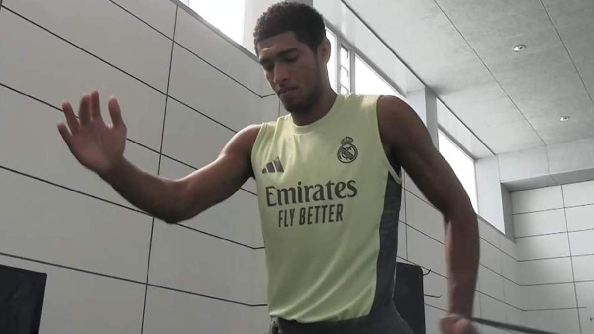 Bellingham durante su proceso de recuperación Bellingham durante su proceso de recuperación