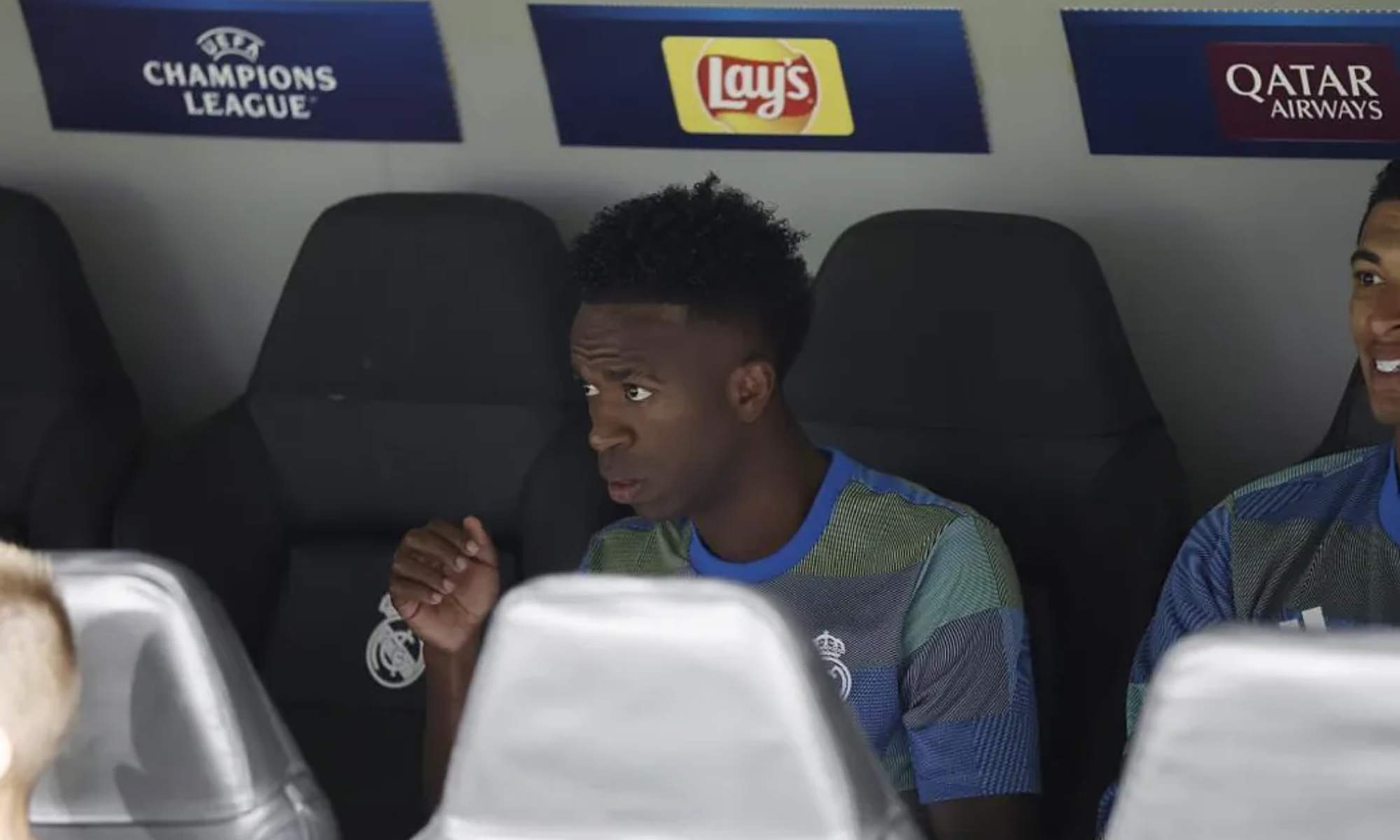 Vinicius Junior fue suplente contra el Marsella y su situación en el Real Madrid continúa siendo muy delicada.