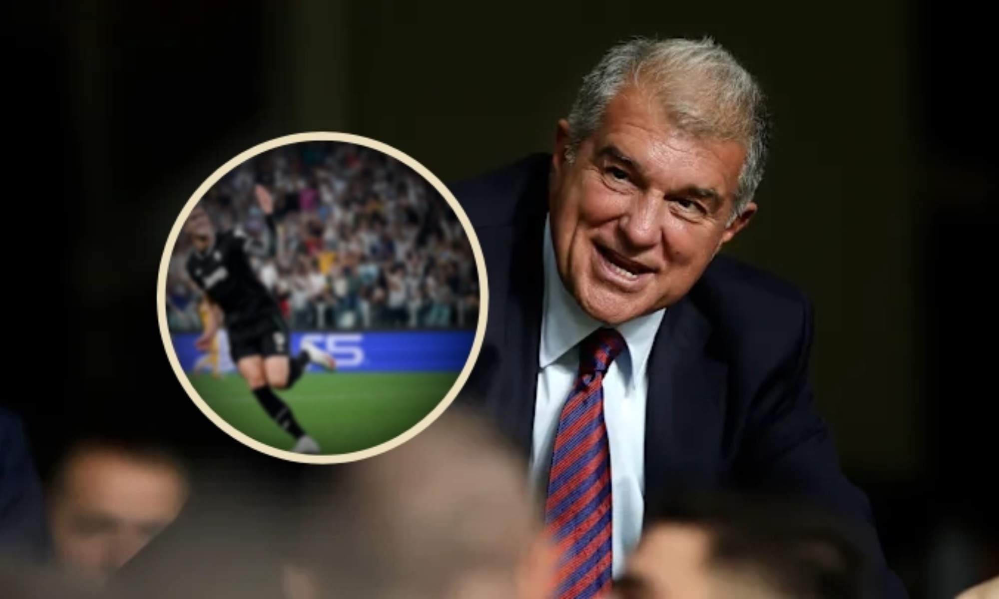 Joan Laporta podría tener entre manos el sustituto de Robert Lewandowski para el curso próximo. Joan Laporta podría tener entre manos el sustituto de Robert Lewandowski para el curso próximo.