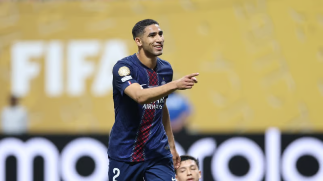achraf hakimi psg partido