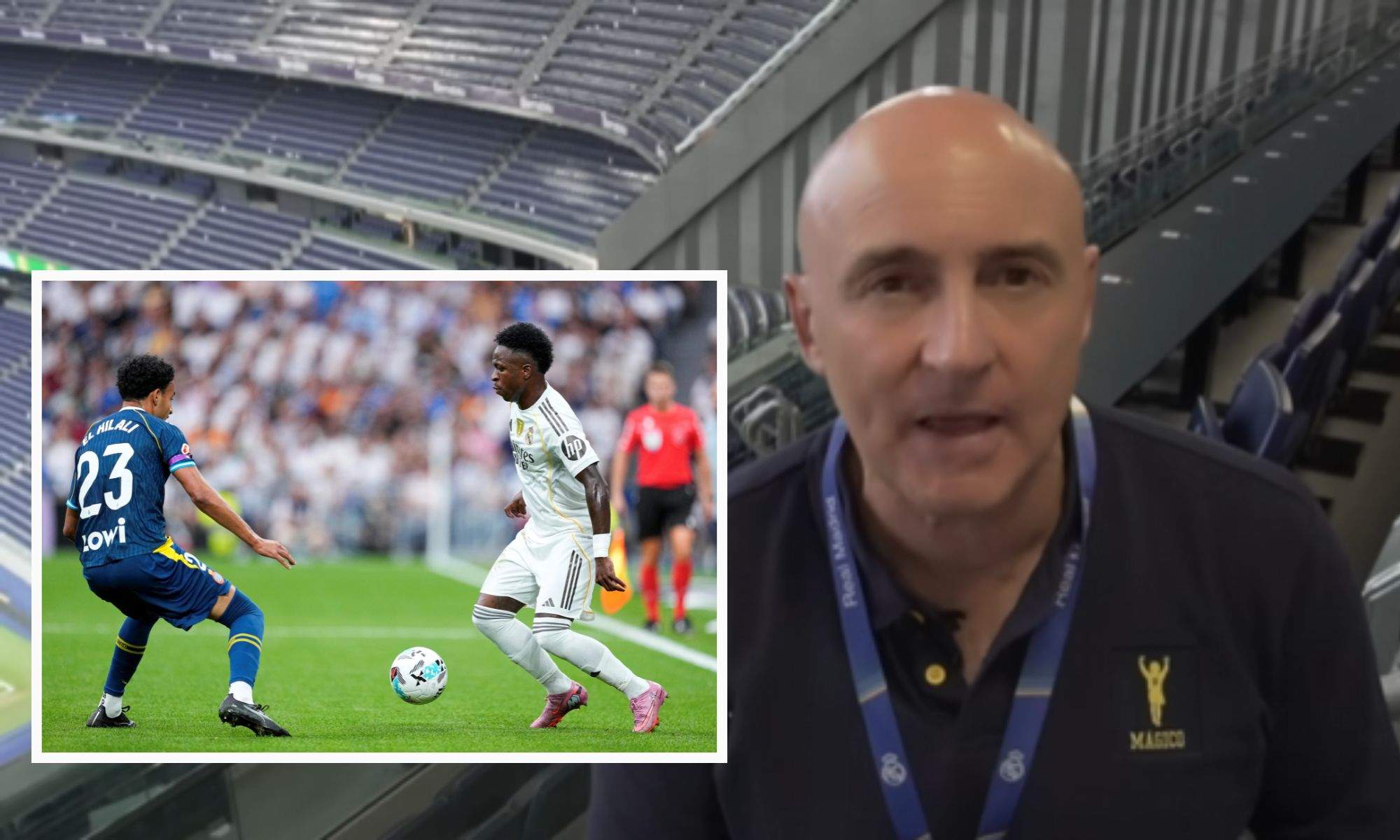 Maldini y Vinicius frente Espanyol