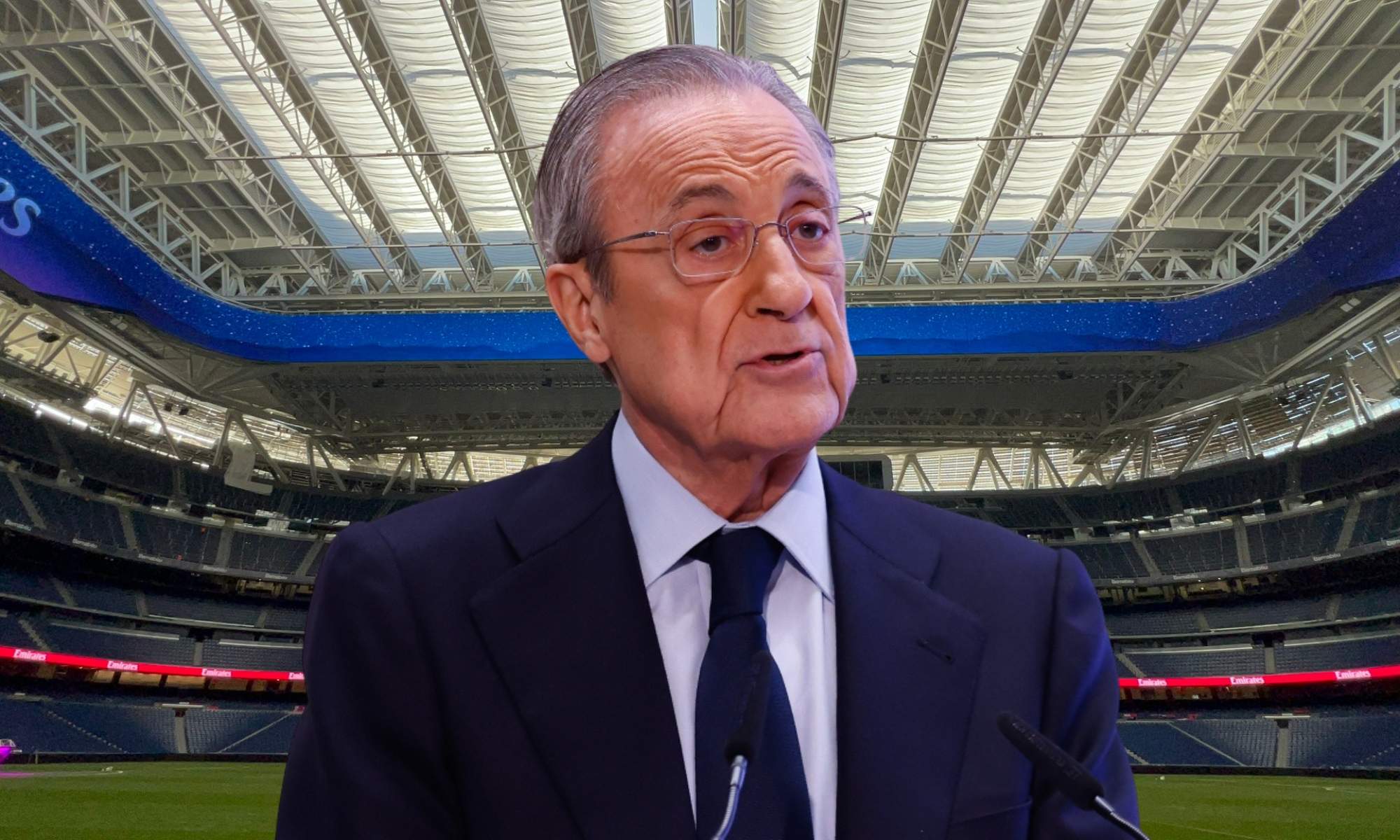 Florentino Pérez y Santiago Bernabéu Florentino Pérez y Santiago Bernabéu