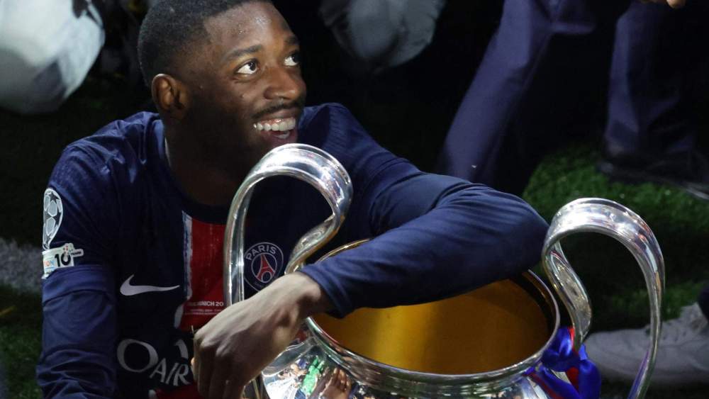 Dembélé con la Champions League