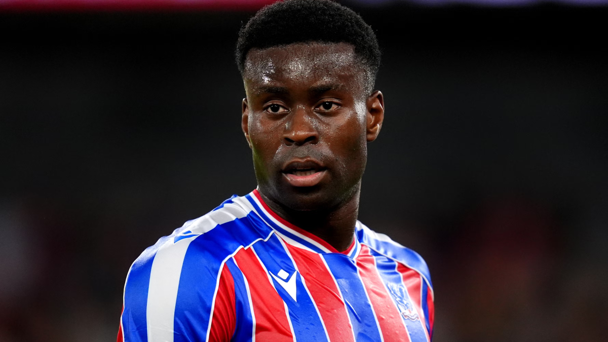 Marc Guehi jugando un partido con el Crystal Palace. Marc Guehi jugando un partido con el Crystal Palace.