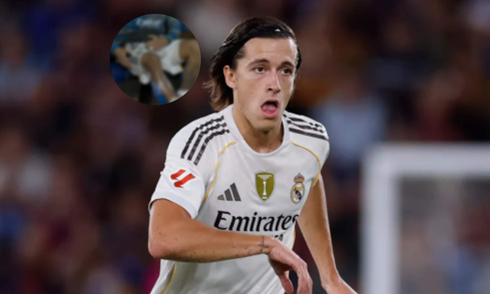 Álvaro Carreras hace saltar las alarmas entre los madridistas