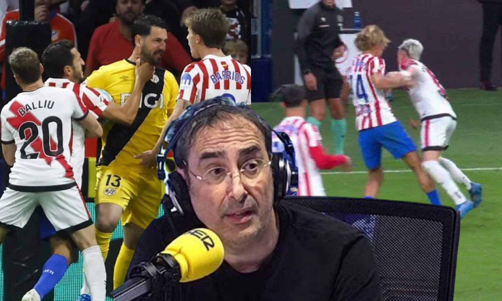 Eduardo Iturralde González se ha pronunciado sobre las dos expulsiones que debió sufrir el Atlético de Madrid contra el Rayo Vallecano. Eduardo Iturralde González se ha pronunciado sobre las dos expulsiones que debió sufrir el Atlético de Madrid contra el Rayo Vallecano.