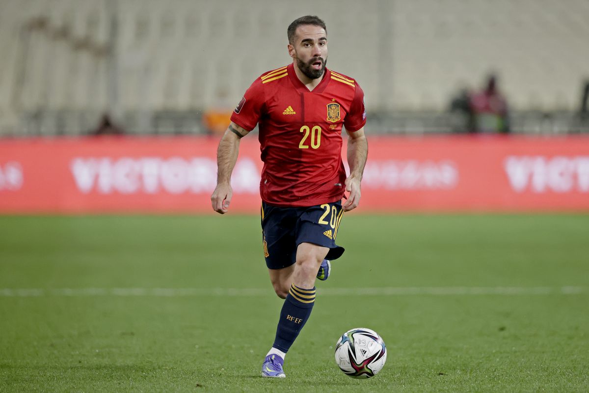Dani Carvajal con la Selección Española Dani Carvajal con la Selección Española