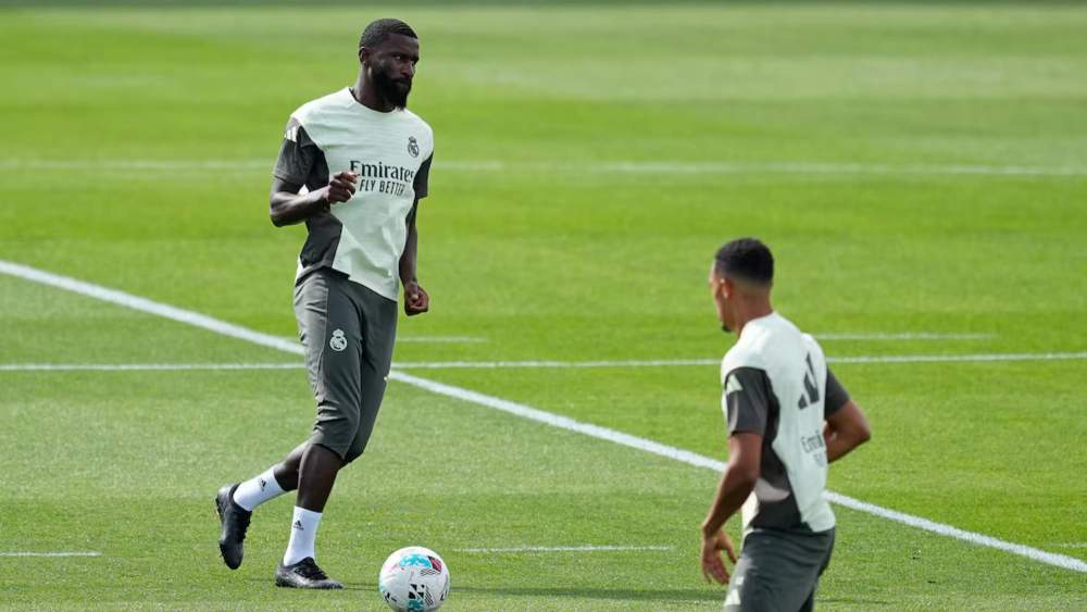 antonio rudiger entreno valdebebas antonio rudiger entreno valdebebas