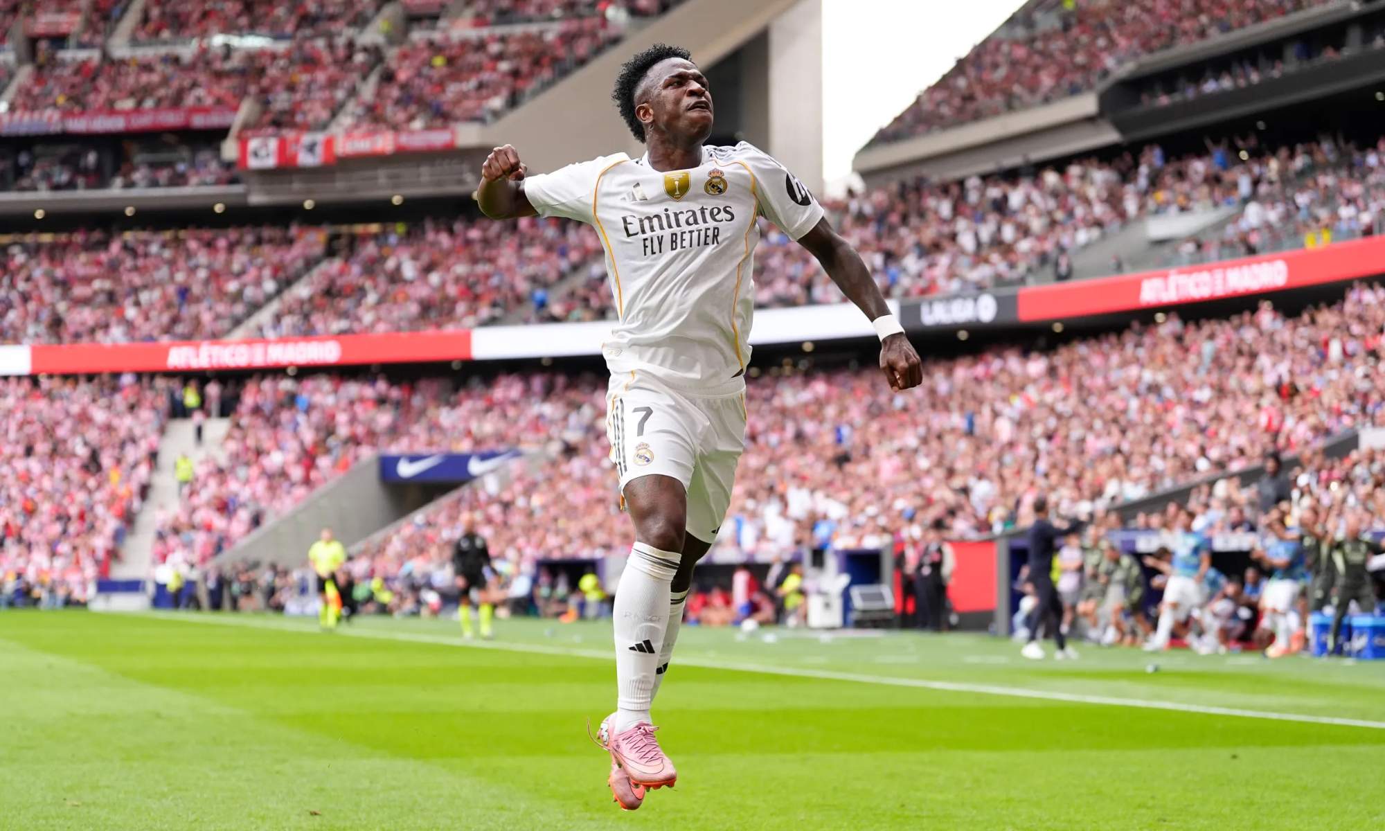 El encuentro de este sábado entre el Atlético y el Real Madrid podrá ser denunciado merced a Vinicius Junior.