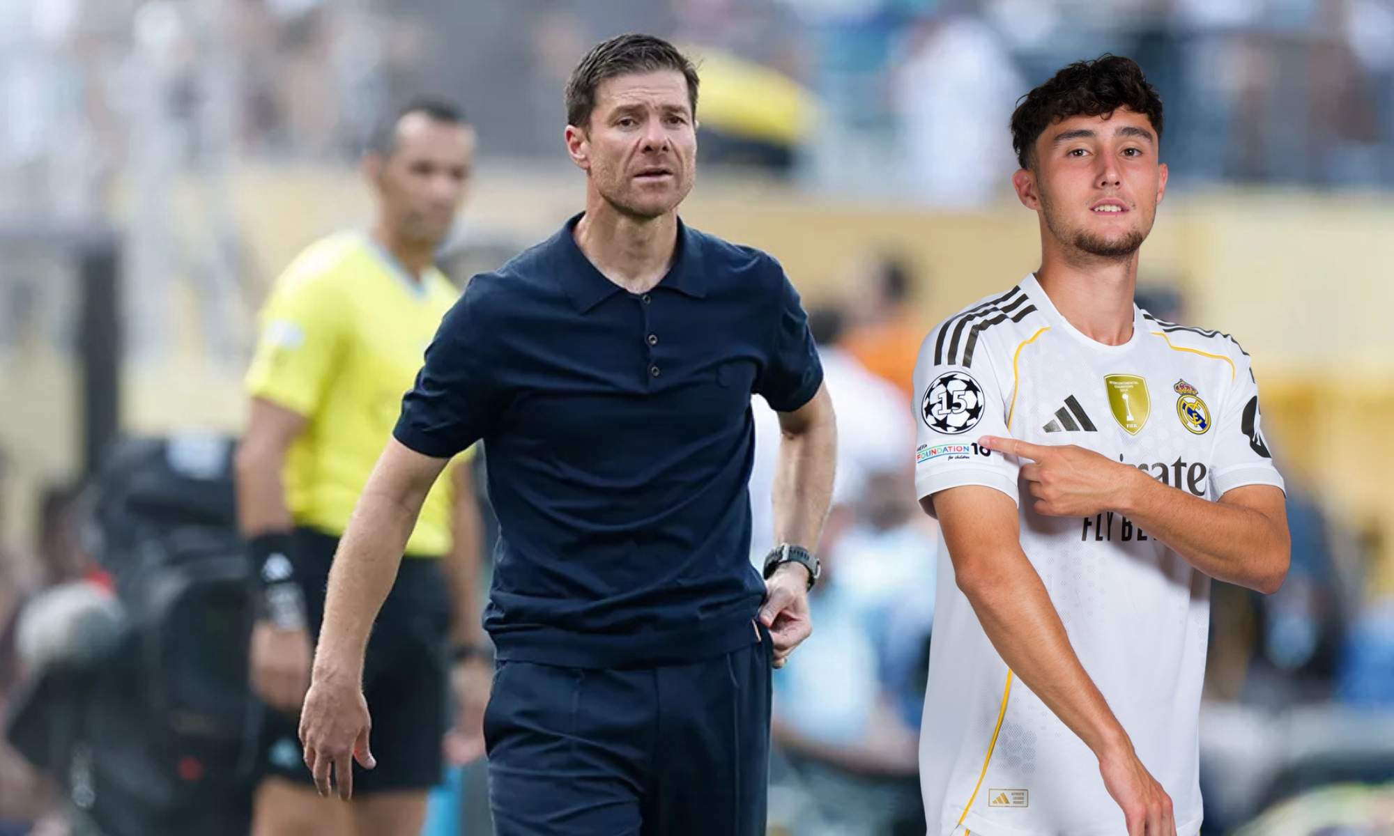 Xabi Alonso y Jesús Fortea