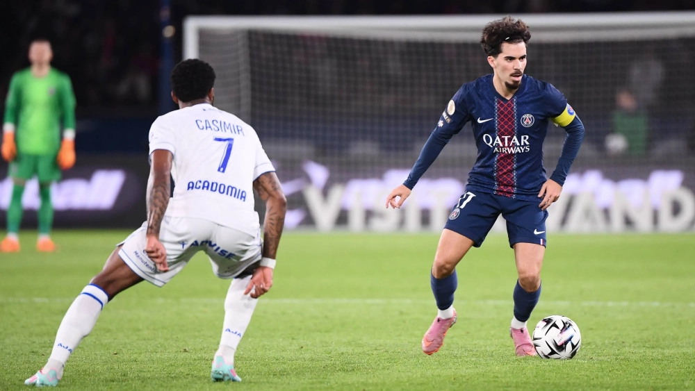 Vitinha con el PSG esta temporada