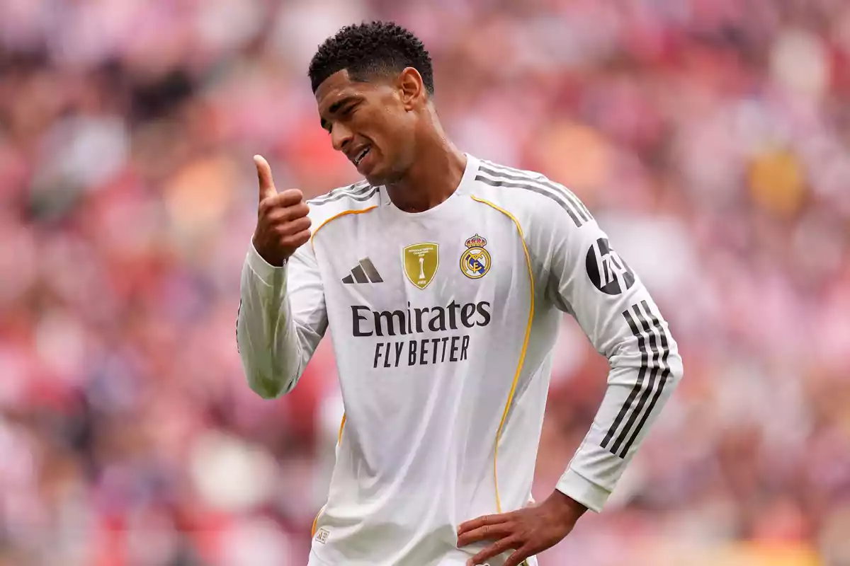 Jude Bellingham durante el derbi del pasado sábado