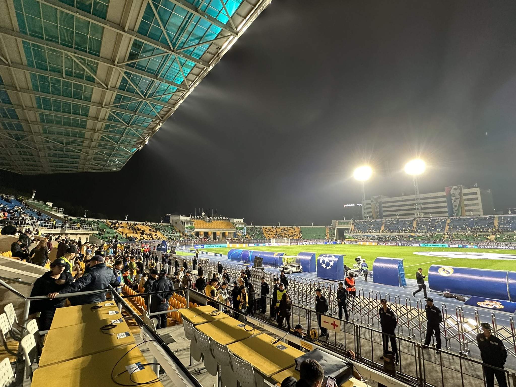 El interior del Estadio en estos momentos