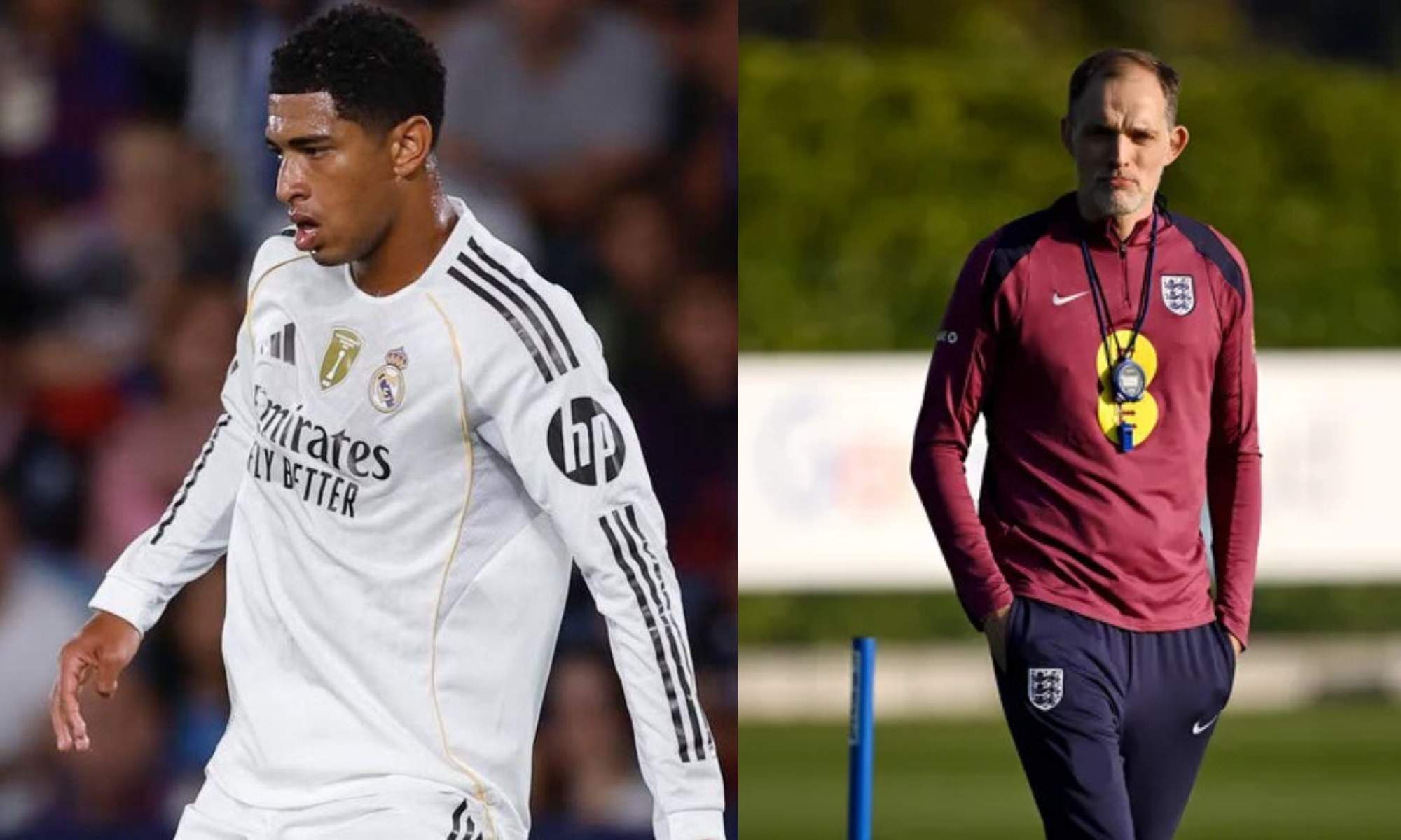 Bellingham y Tuchel con Inglaterra