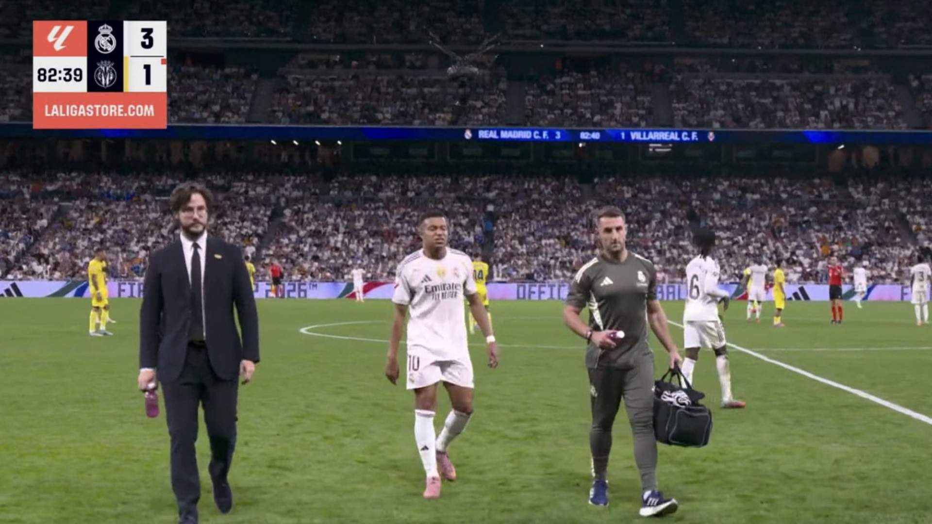 Mbappé, K.O., necesita asistencia y el francés no puede continuar