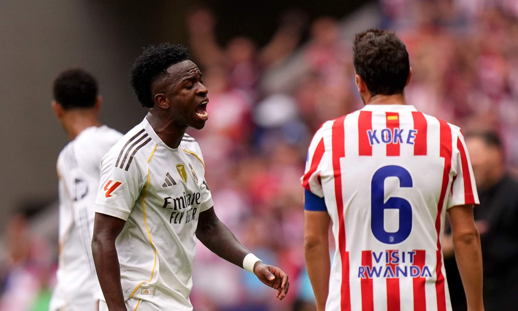 Vinicius Junior empieza a callar la boca a Koke y va camino de hacer historia en el Real Madrid... junto a Kylian Mbappé.
