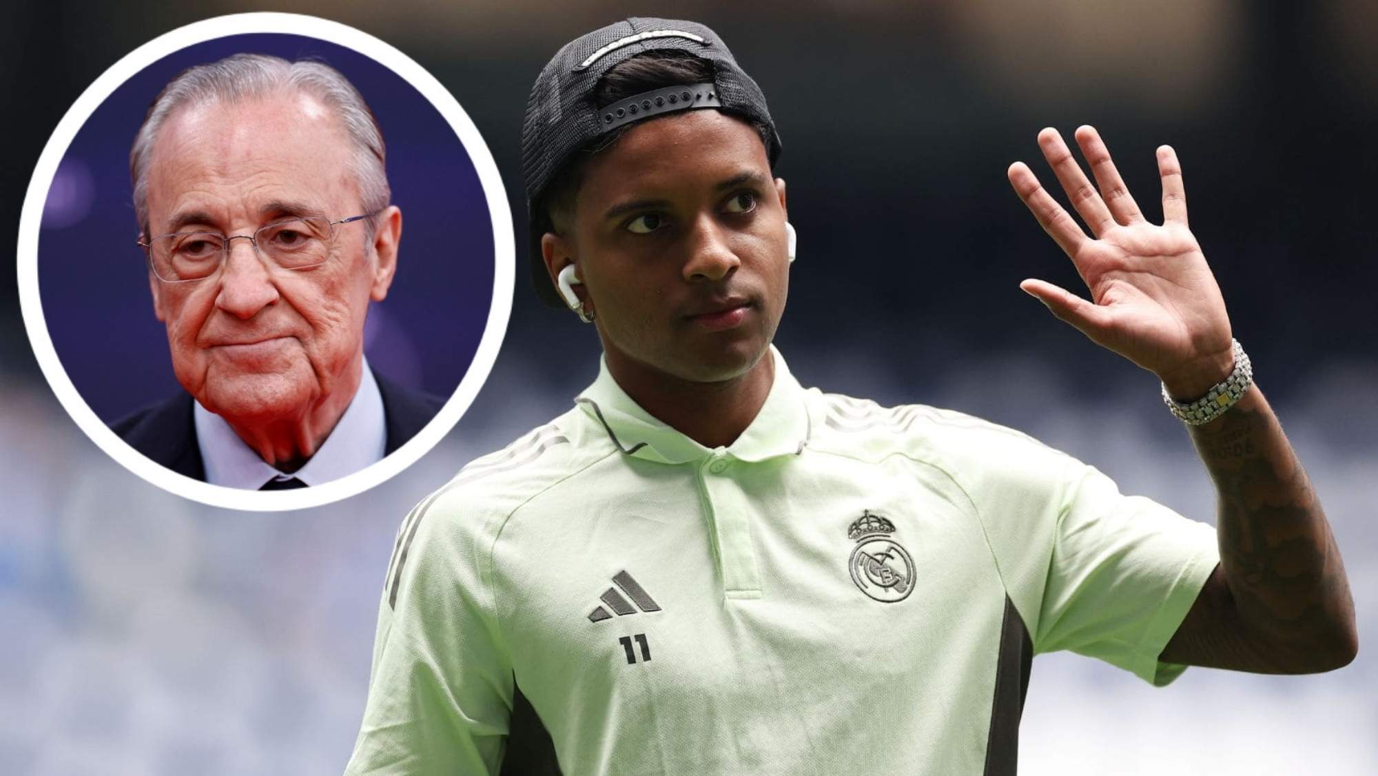 El mensaje de Rodrygo, dedicado a Florentino, antes del parón de selecciones.