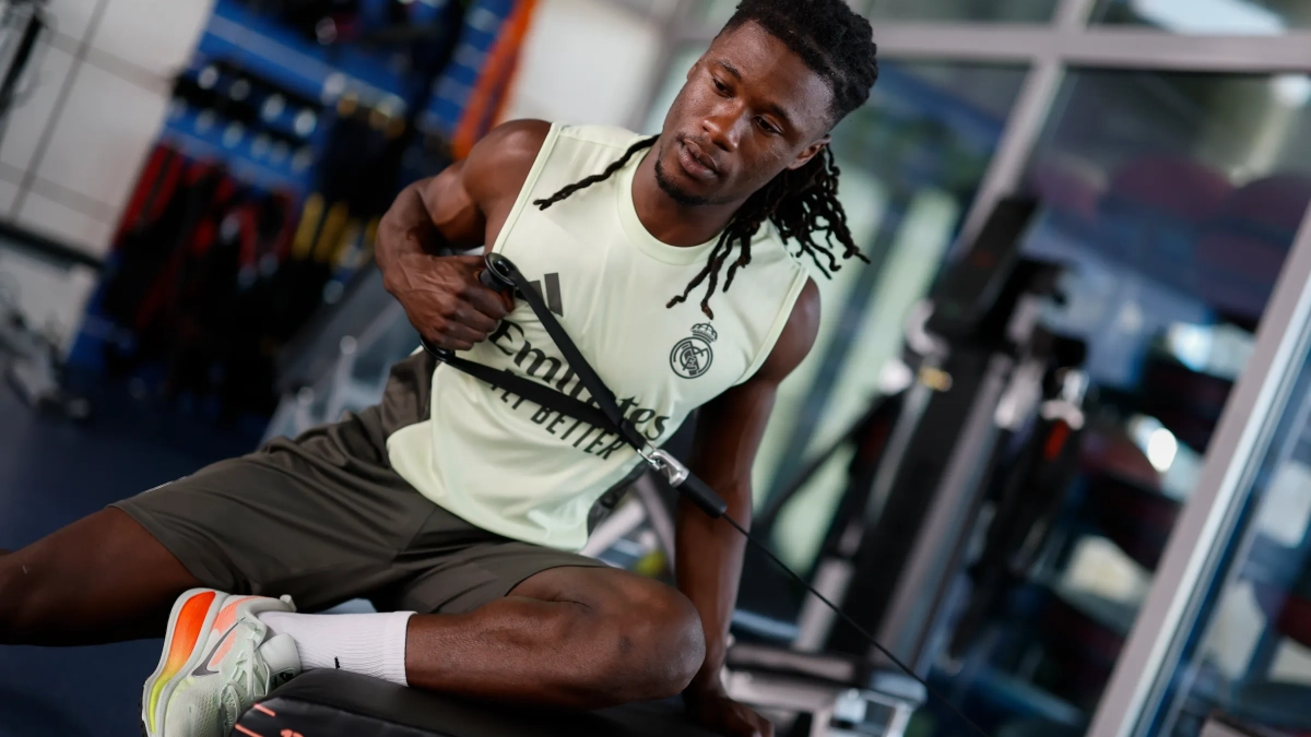 eduardo camavinga entrenamiento realmadrid