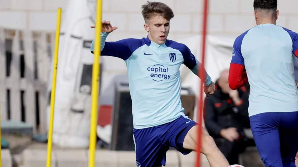 pablo barrios atletico entreno