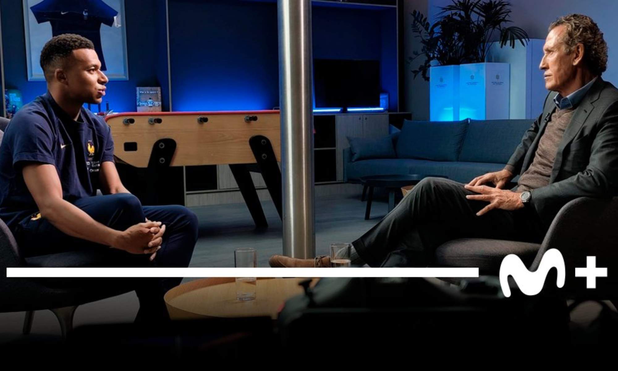Jorge Valdano ha entrevistado a Kylian Mbappé en Movistar.