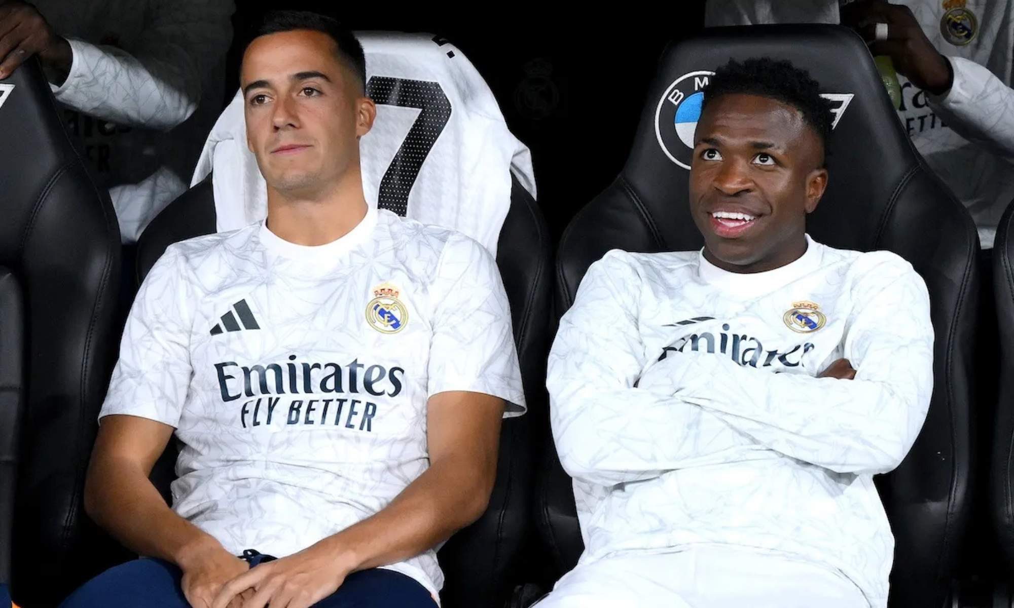 Lucas Vazquez y Vinicius