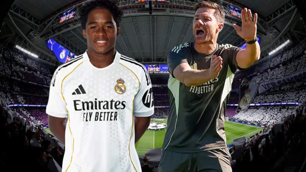 Endrick y Xabi Alonso Endrick y Xabi Alonso