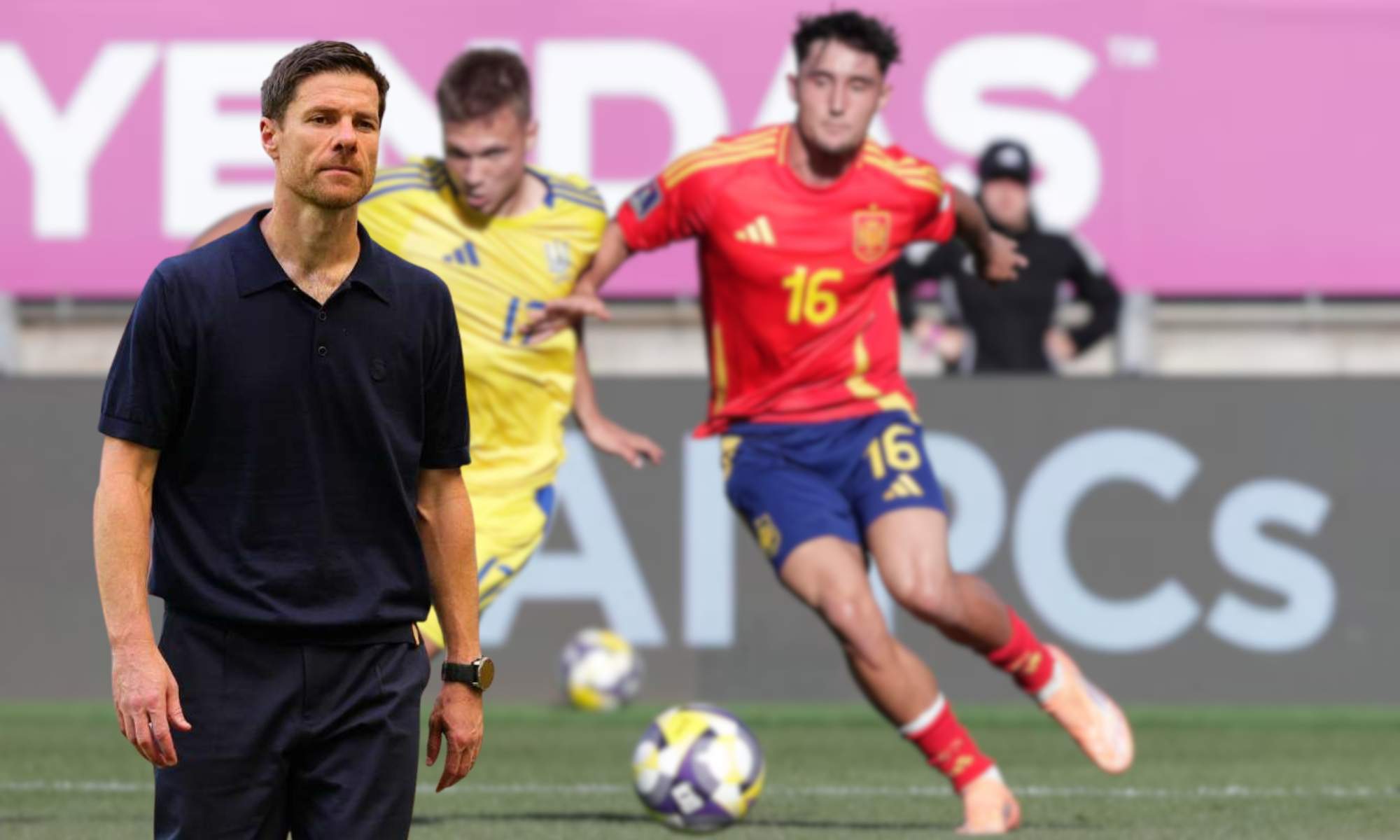Xabi Alonso y Jesús Fortea