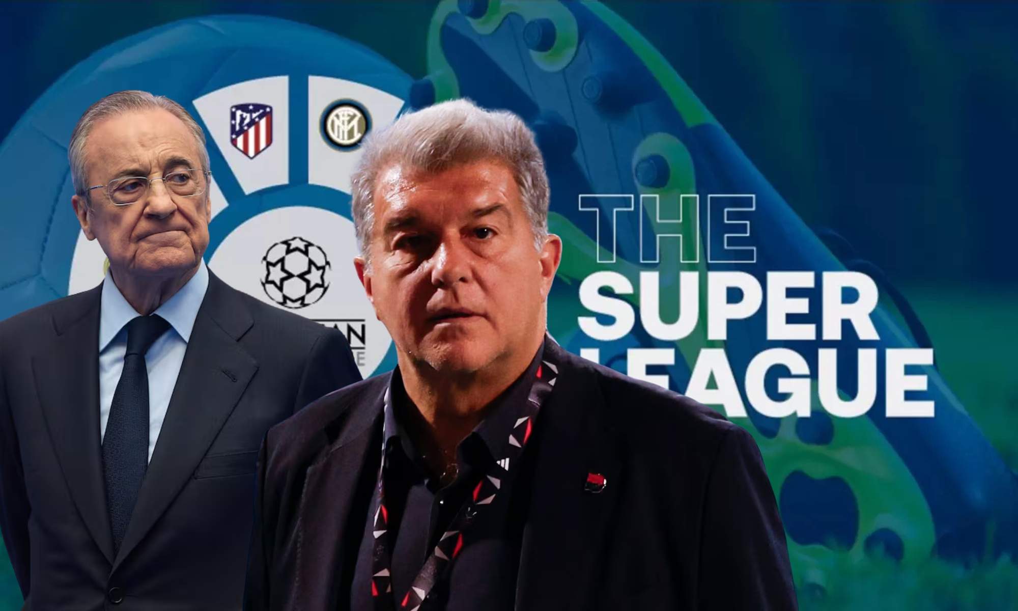 Florentino y Laporta sobre la Superliga Europea