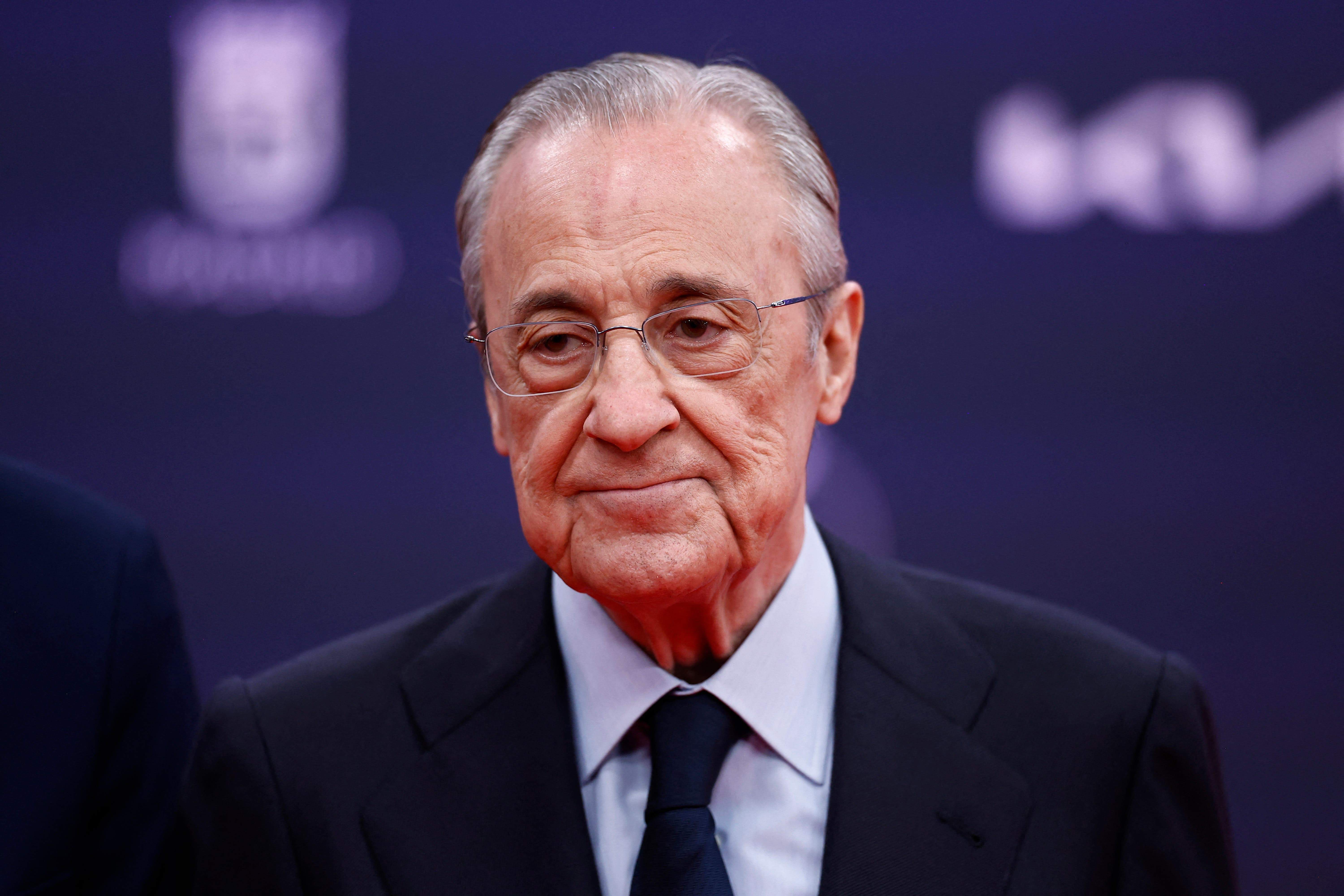 Florentino Pérez en un acto del Real Madrid.