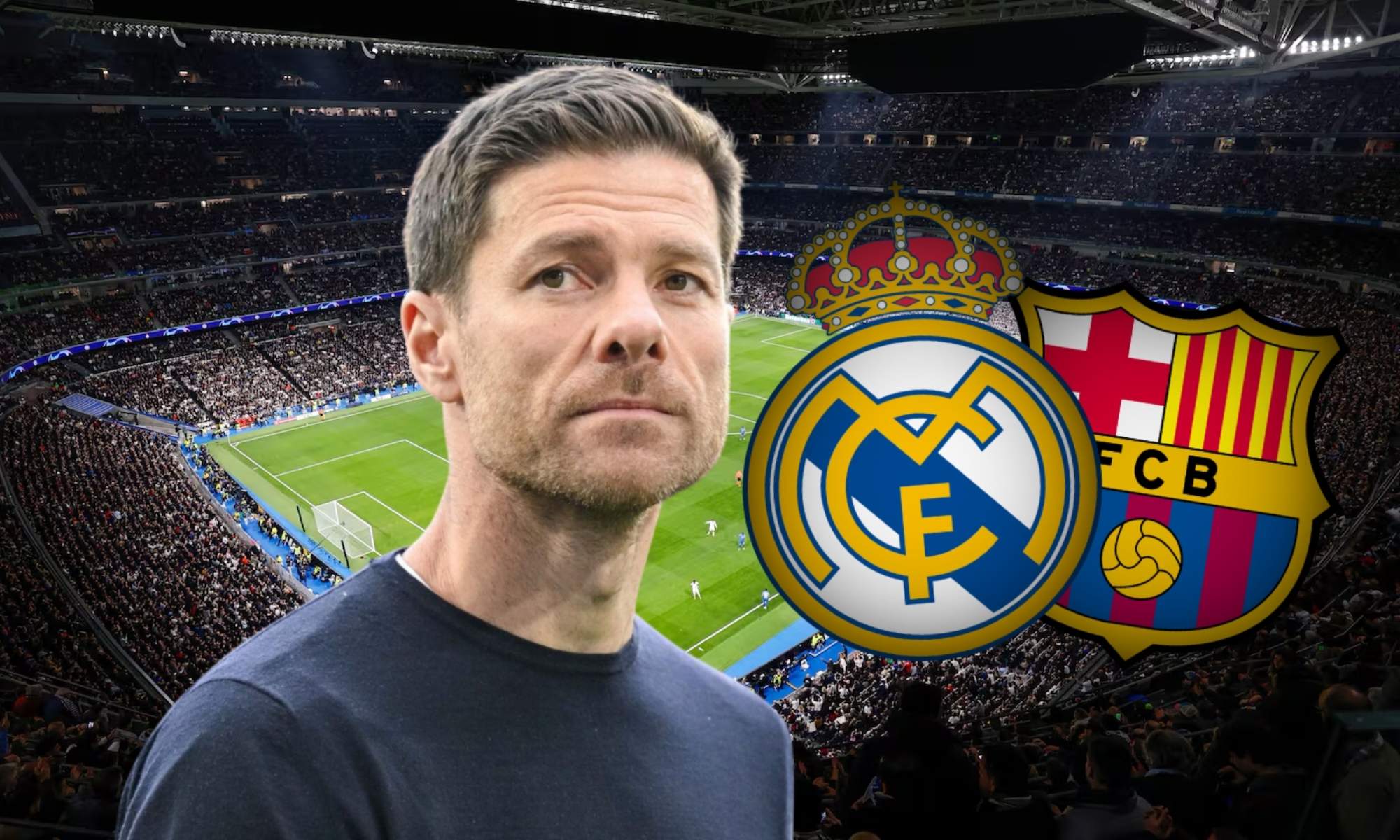 Xabi Alonso afronta su primer Clásico... y con el Barça favorecido antes.