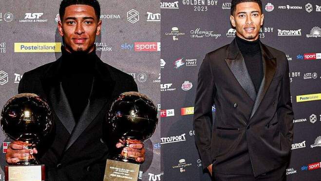 Jude Bellingham con el premio Golden Boy