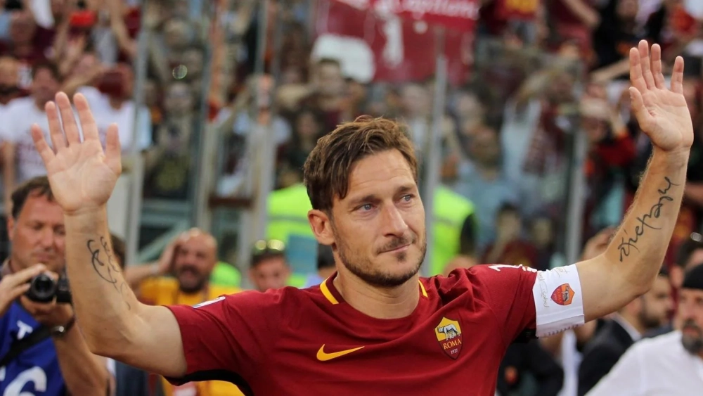 Totti con la Roma Totti con la Roma