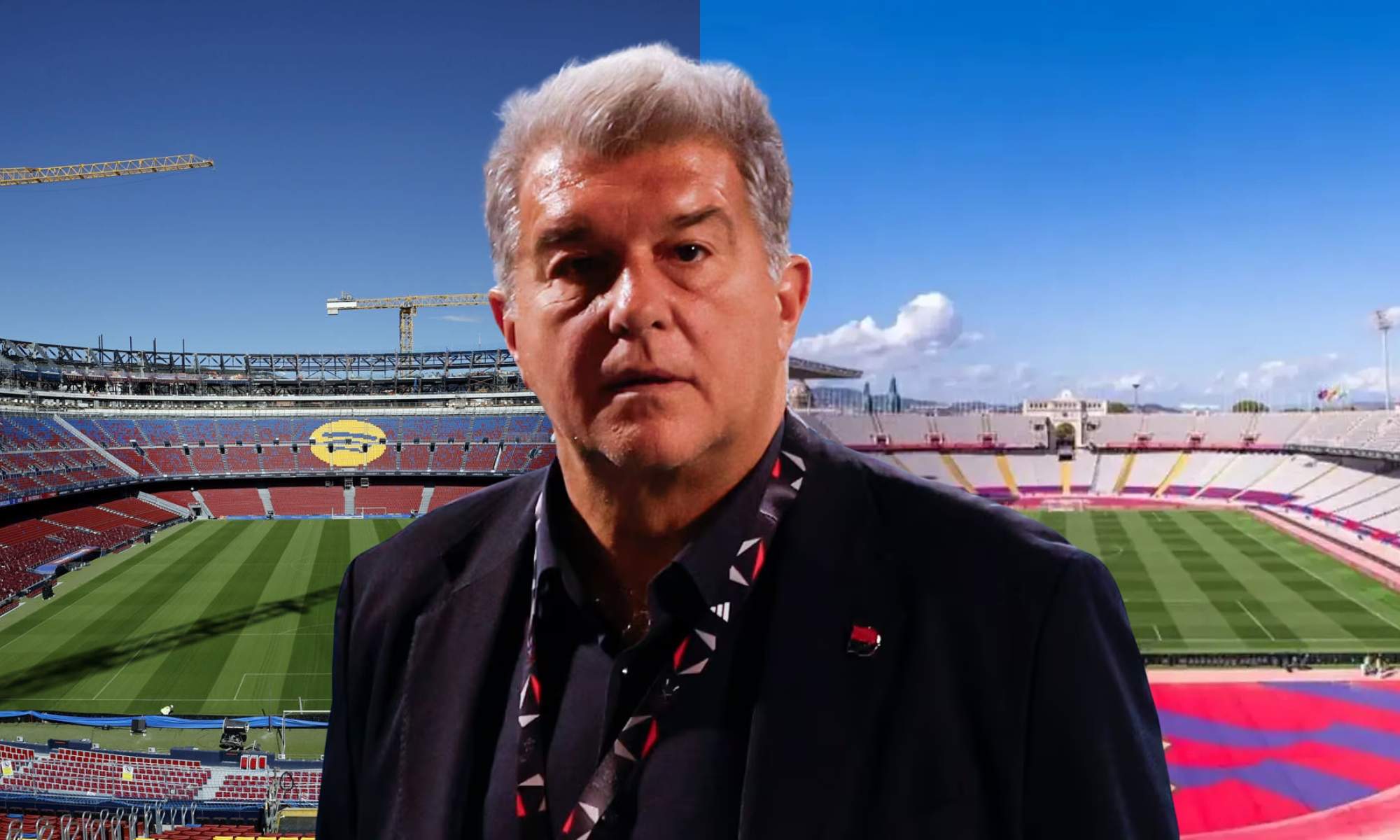 Laporta sobre el Camp Nou y Montjuic