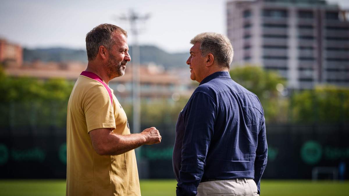 joan laporta hansi flick charla