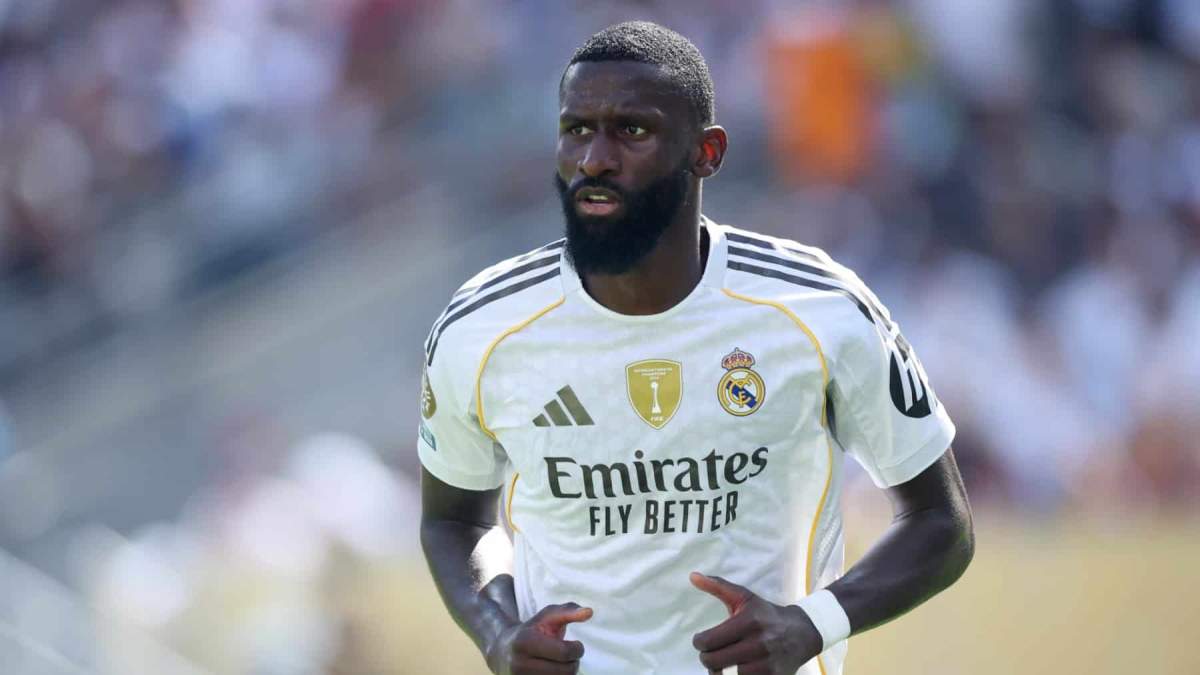 Rudiger durante un partido del Mundialde Clubes Rudiger durante un partido del Mundialde Clubes
