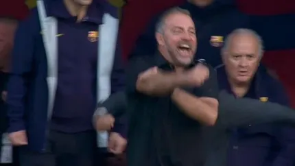 El corte de mangas de Hanski Flick contra el Girona