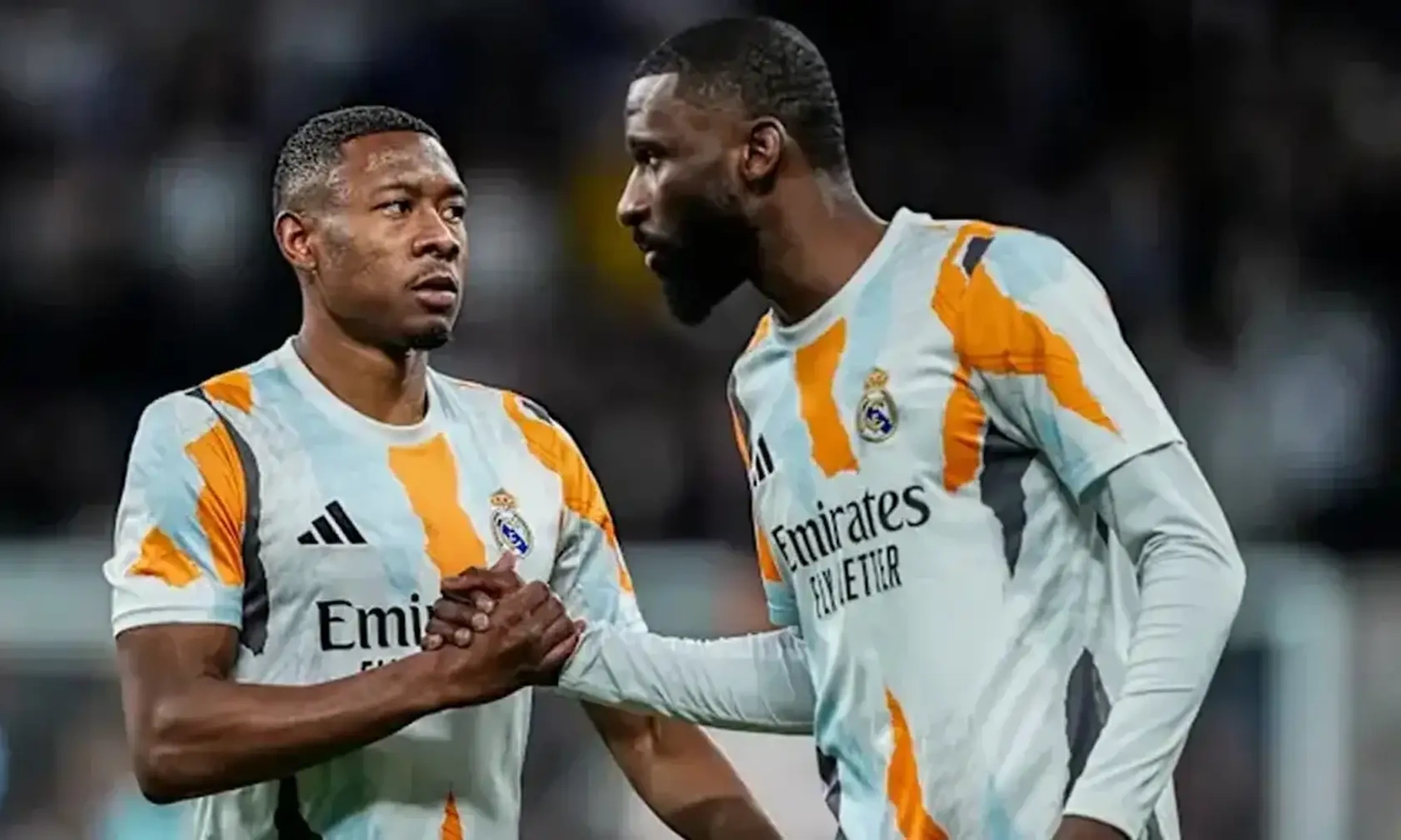 Rüdiger y Alaba con el Real Madrid