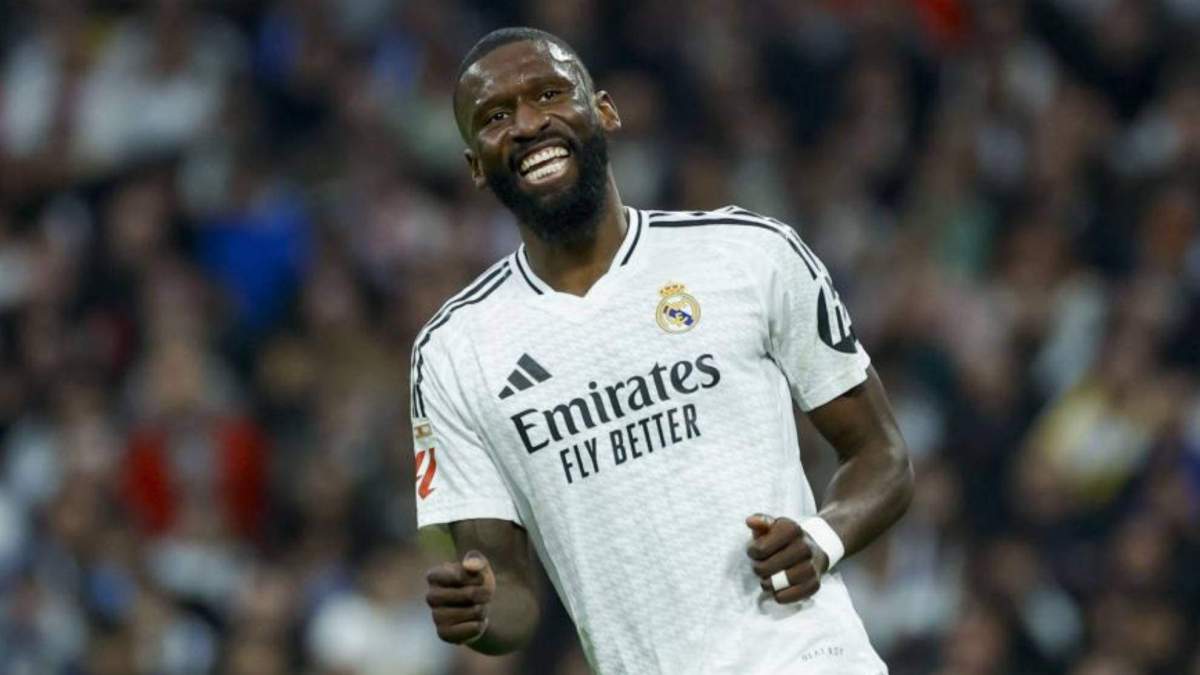Rüdiger en un partido del Real Madrid de la presente temporada