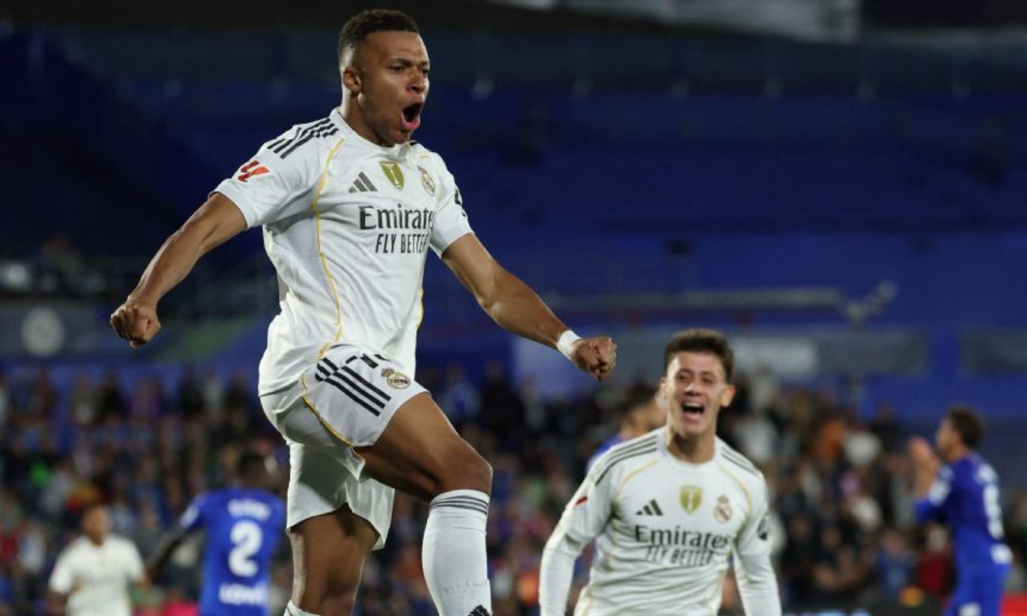Mbappé da la victoria al Real Madrid en un partido que se estaba complicando