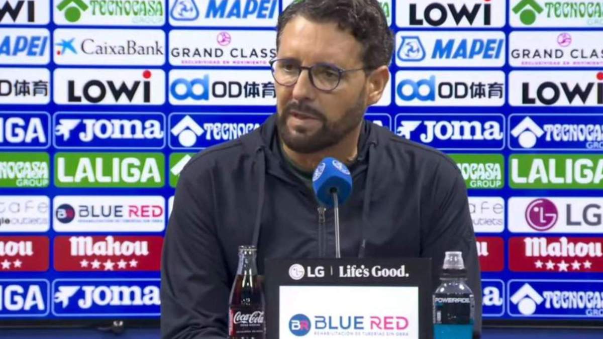 Bordalás en rueda de prensa Bordalás en rueda de prensa