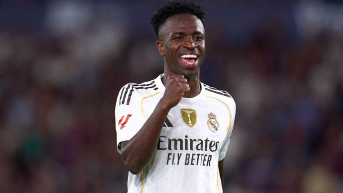 Vinicius durante el partido contra el Getafe Vinicius durante el partido contra el Getafe