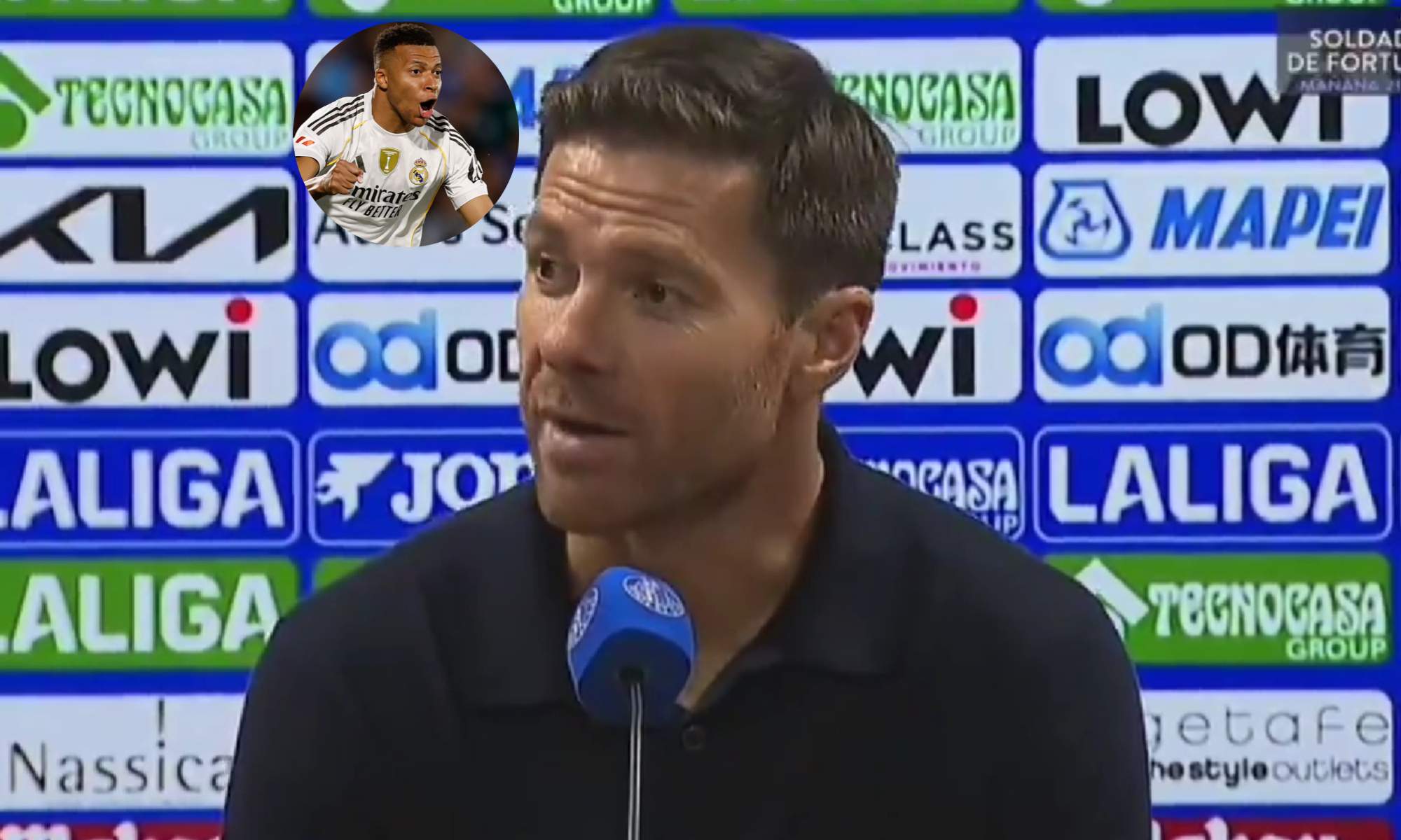 Xabi Alonso deja claro si su equipo tiene o no dependencia de Mbappé