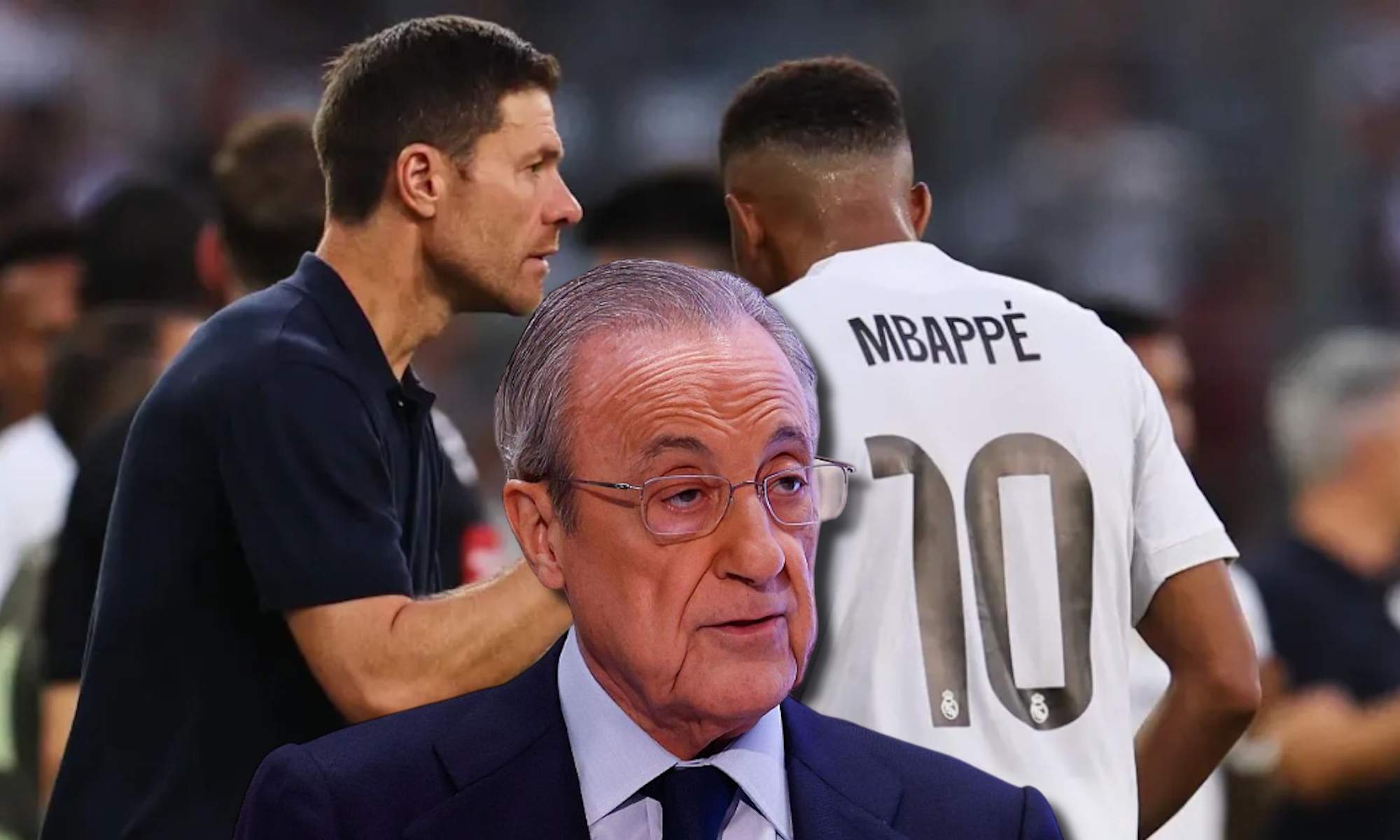Mbappé, Xabi Alonso y Florentino Pérez