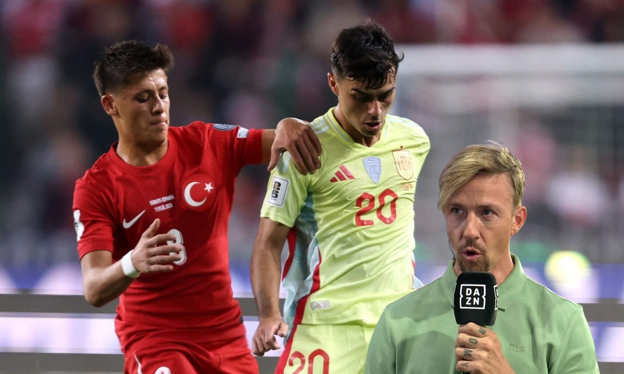Guti junto a Pedri y Arda Güler Guti junto a Pedri y Arda Güler