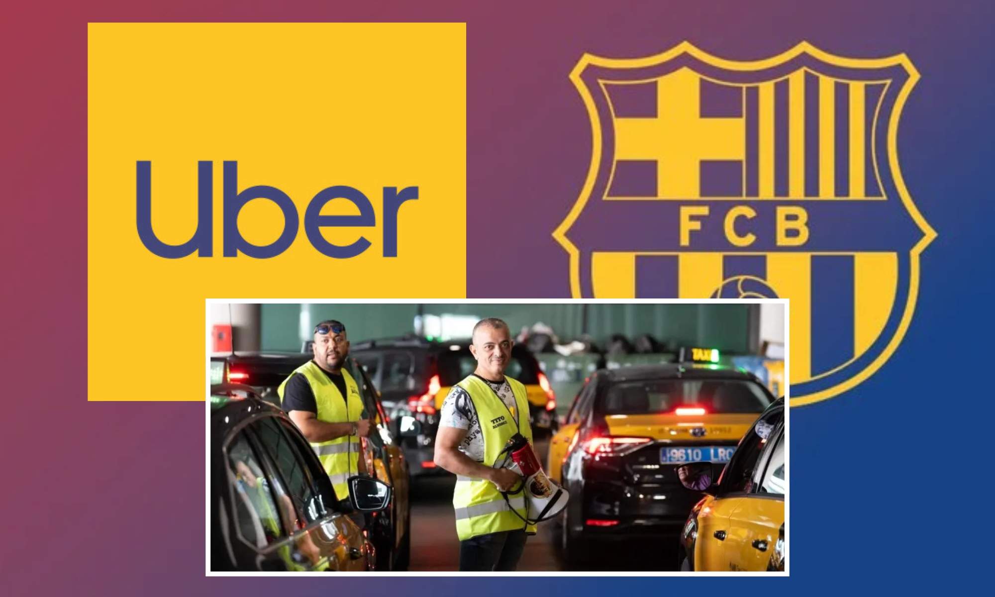 Acuerdo Uber y el Barça y los Taxistas de Barcelona Acuerdo Uber y el Barça y los Taxistas de Barcelona