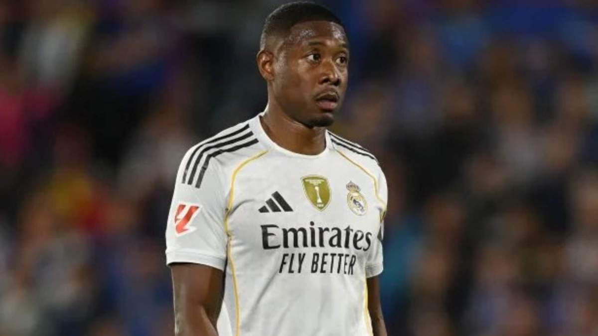 Alaba en un encuentro de LaLiga