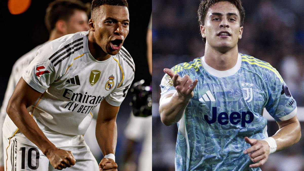 Mbappé y jugador de la Juventus