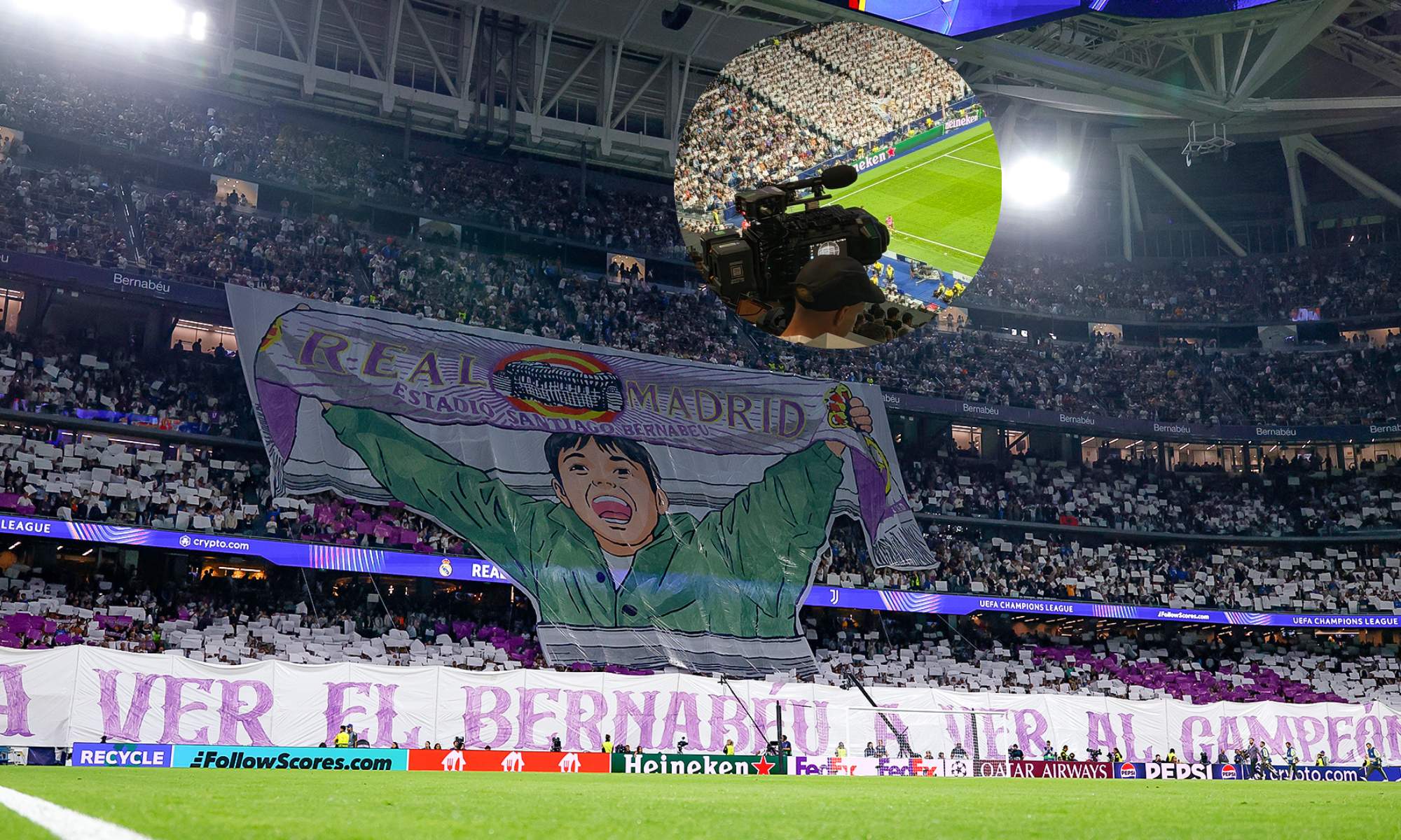 Apple pone a prueba las cámaras para el 'Estadio Infinito' del que ya habló Florentino